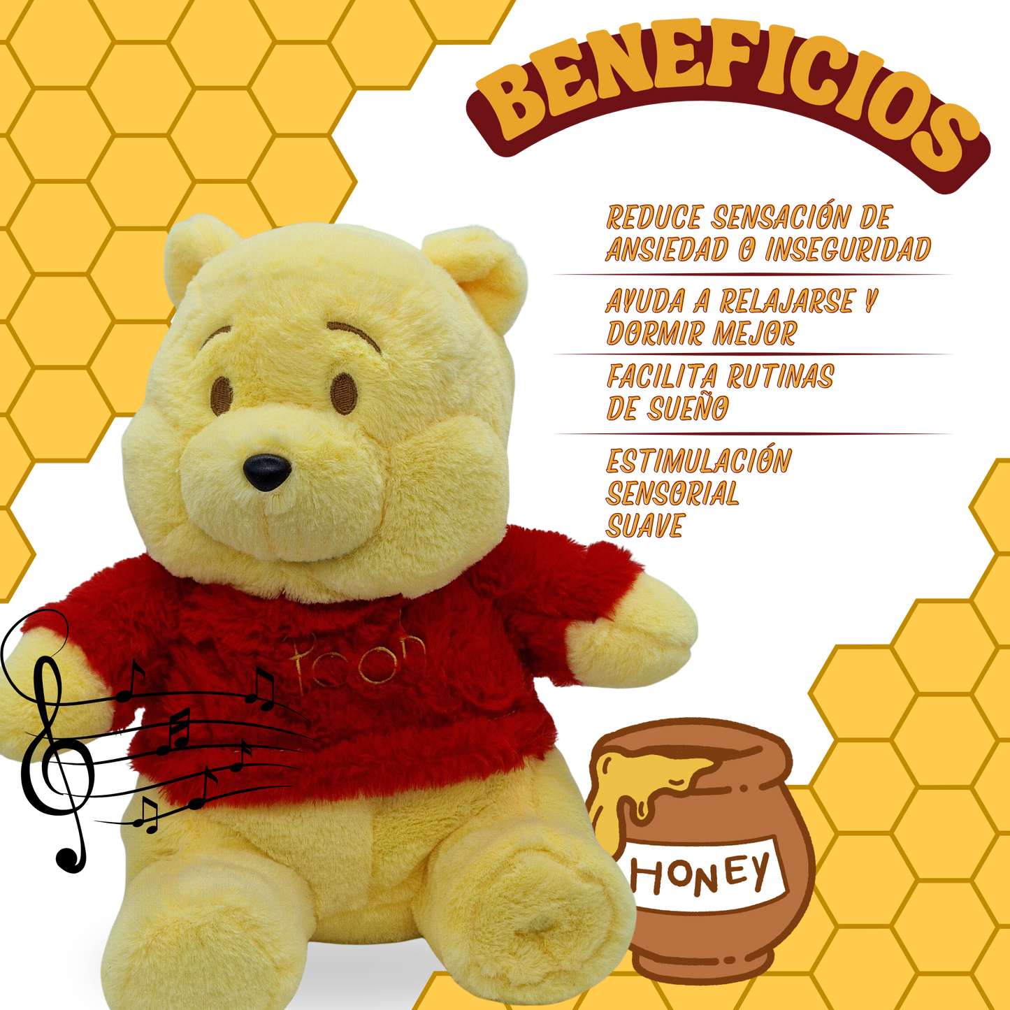 Peluche RespiLuz con música